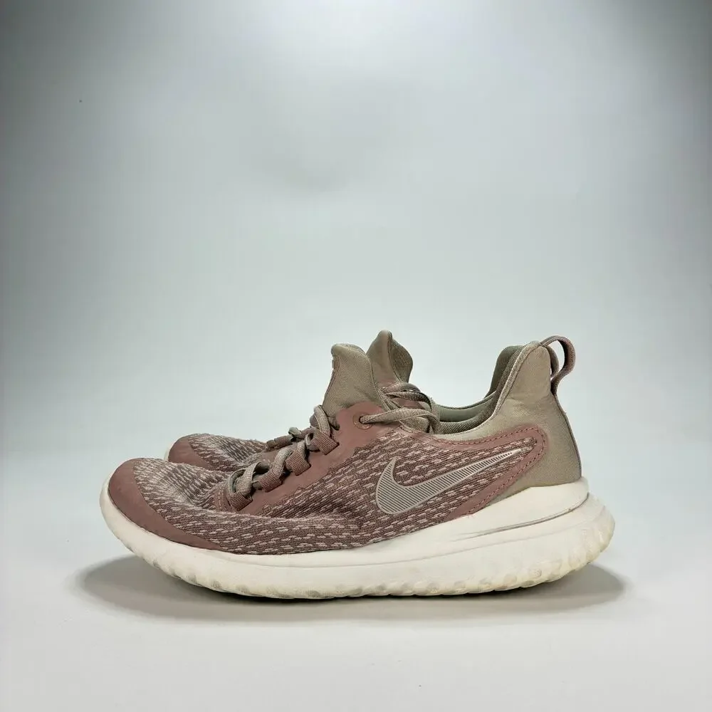 Nike Renew Rival Mauve Dusty Rose Lace Up Running Shoes BV1252-200 Womens Size 8
